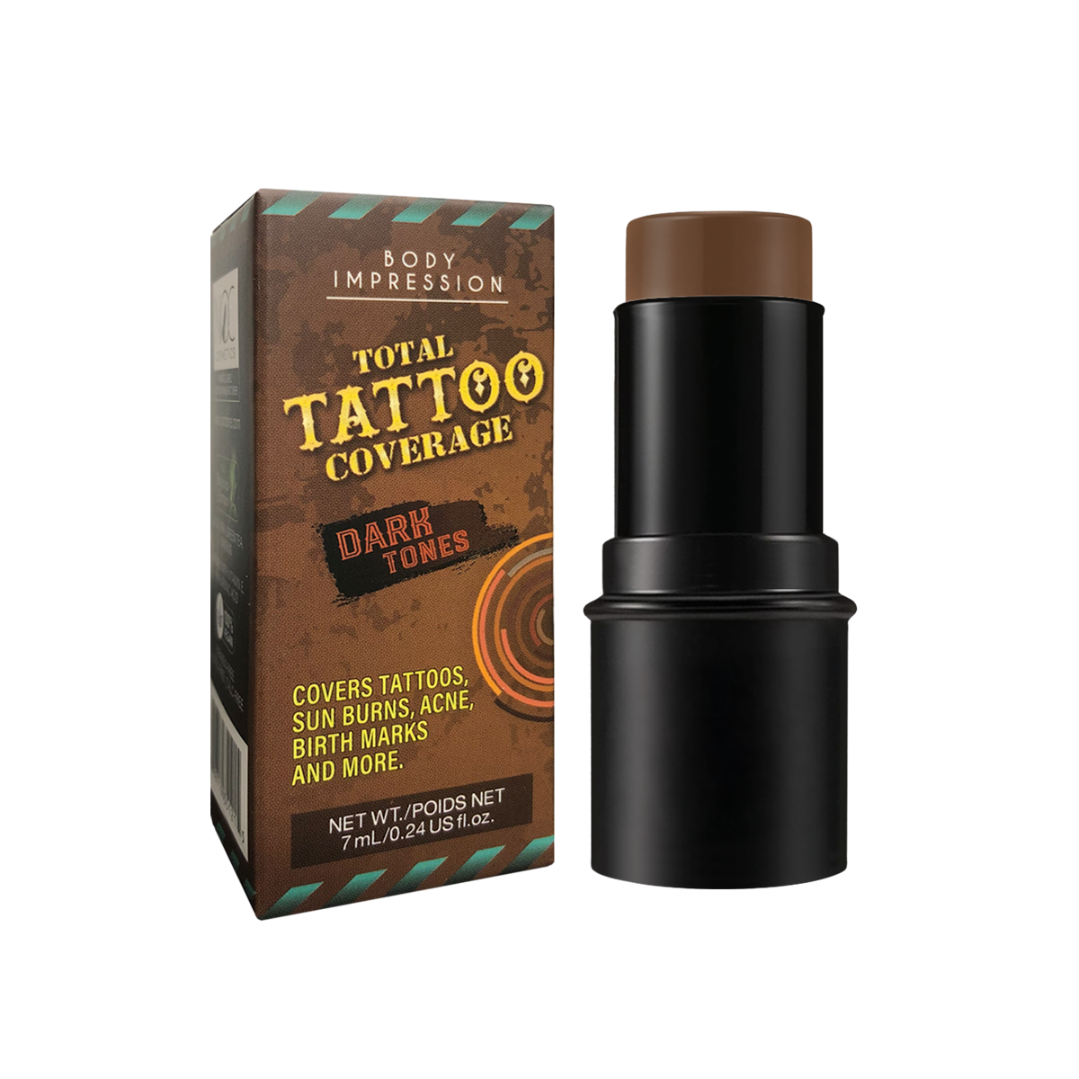 Stick - Total Tattoo Coverage - Coffee Bean 7 mL