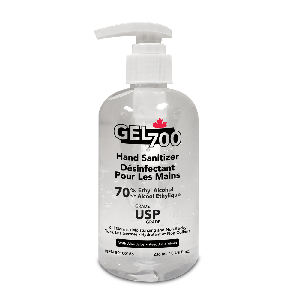 Hand Sanitizer - Gel 700 8oz - Pump USP