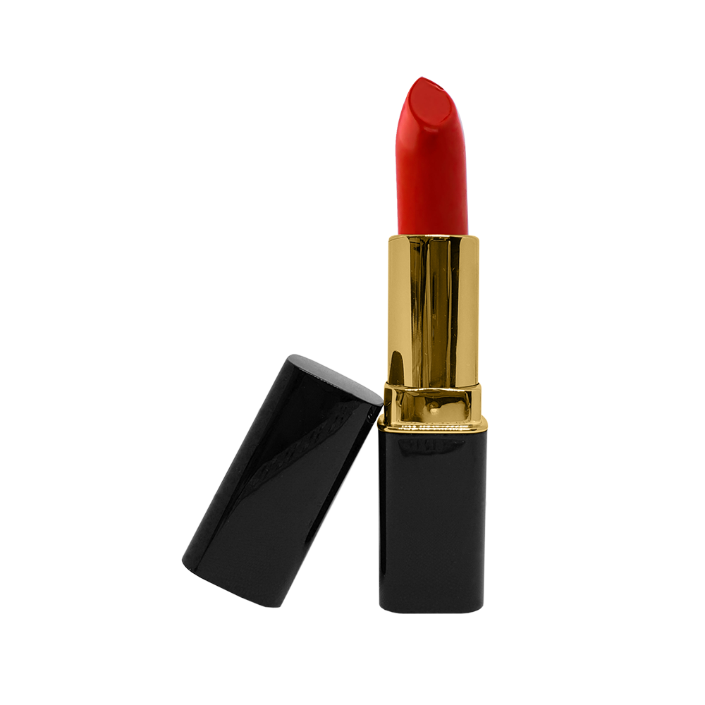 Lipstick - Fire Red M Gold Trim